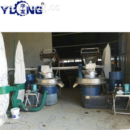 YULONG XGJ560 máquina de fabricación de pellets de residuos agrícolas